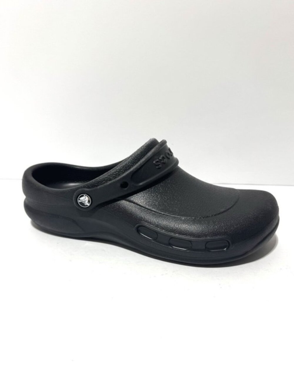 Crocs Womens Bistro Work Clogs Black Size 11